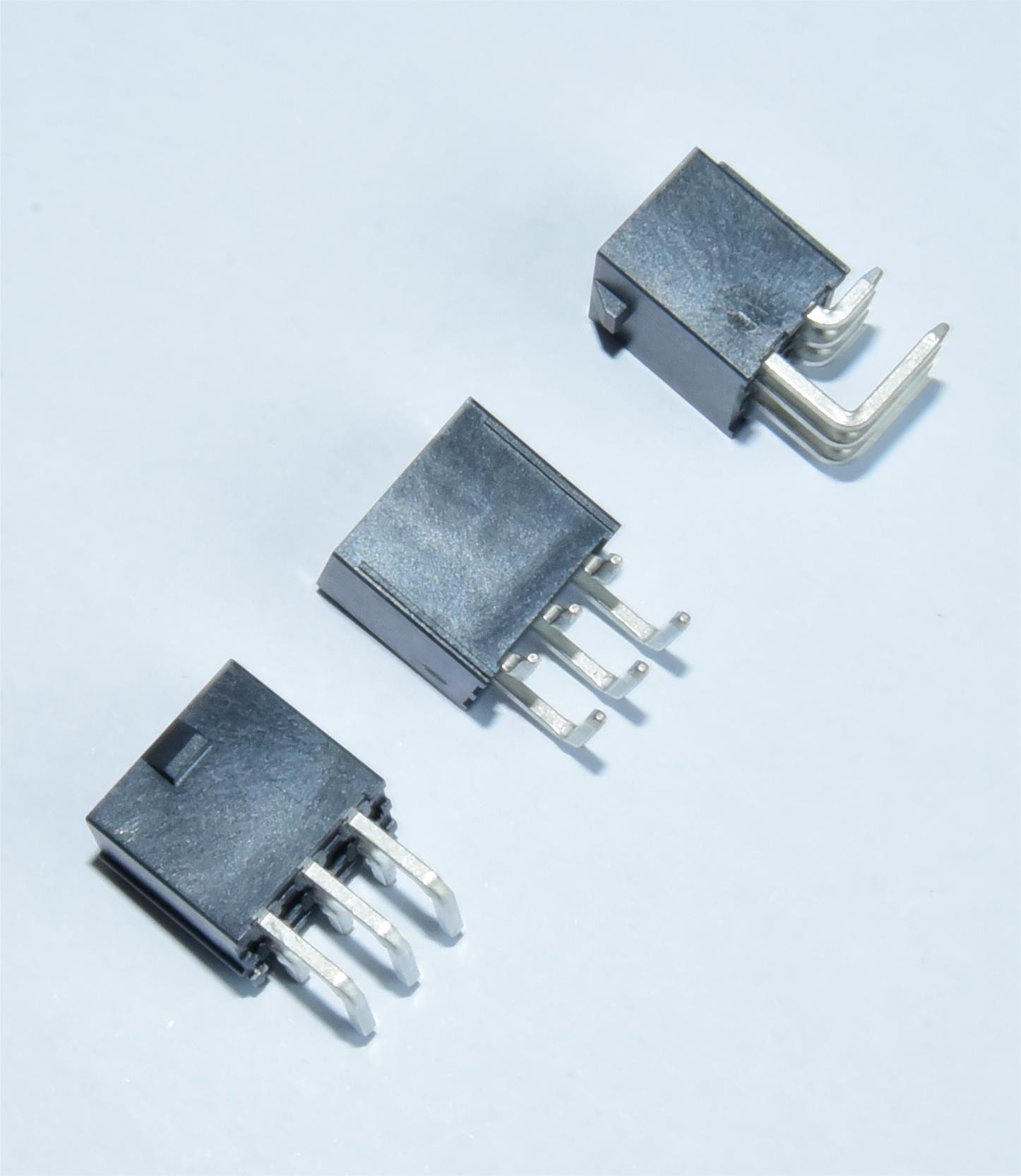 High-Performance Double Row 2x3p Black Elbow Pin Header for Stable Signal Transmission