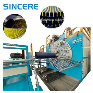 China HDPE Plastic Hollow Wall Conduit Winding Pipe Extrusion Line Manufacturing Machine wholesale