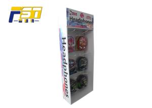 China Waterproof Foldable Side Wing Display , Custom Cardboard Display Stands With 3 Layers on sale