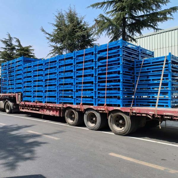 Material Box Steel Pallet Box For Industry Parts & Warehouse Storage