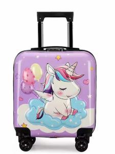 China Kid'S Luggage Wheels Fashion ABS PC Rolling Travel Luggage wholesale