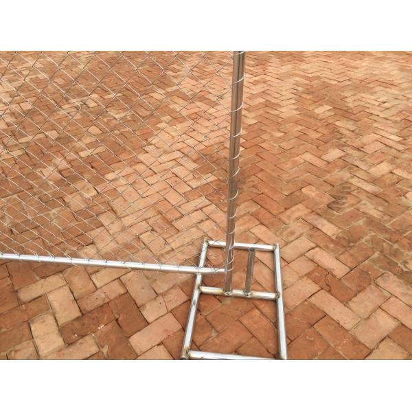 12ft Wide Temporary Fencing Panels , Steel 6ft Tall Chain Link Fence