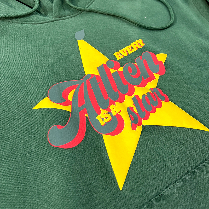 OEM Custom Hoodie Pullover Hoodie Men Screen Print Logo 100% Cotton Streetwear Puff Print Hoodie