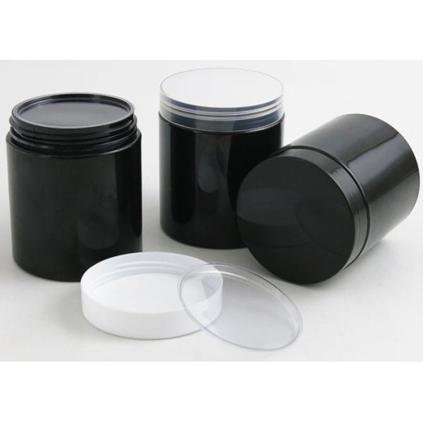 Cosmetic Packing 30g 50g 100g 120g 150g 4oz Black Face Body Cream Body Butter PET Plastic Jars