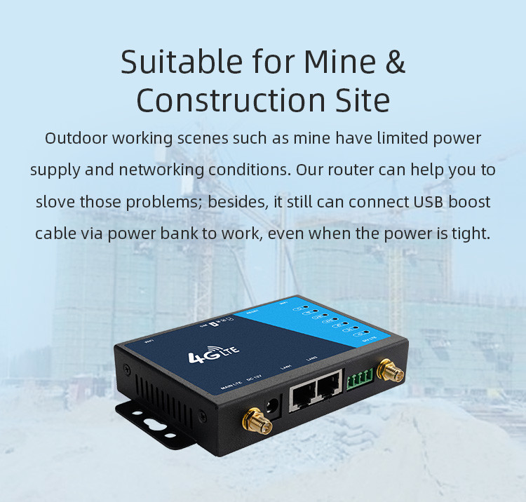 32 Users 4G LTE Router 300Mbps RJ45 Port Wireless Router With Sim Card Slot