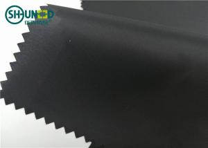 China 210T Knitted Taffeta Fabric Woven Interlining 100% Polyester For Garment Accessories wholesale