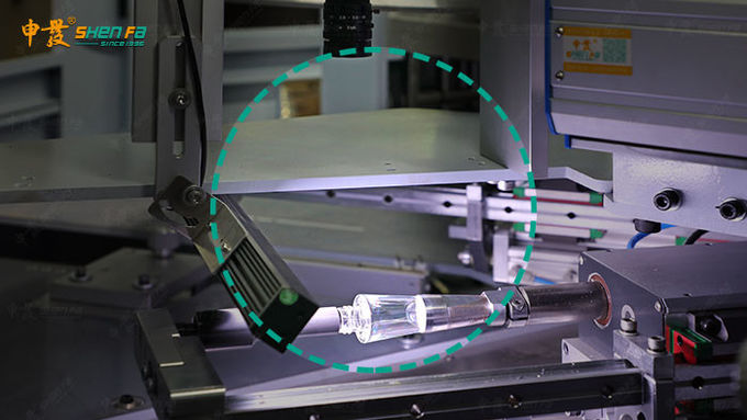 Full Servo 3-color Silk Screen Printing Machine With Vision Camera Positioning For Cone Bottle SF-MP310