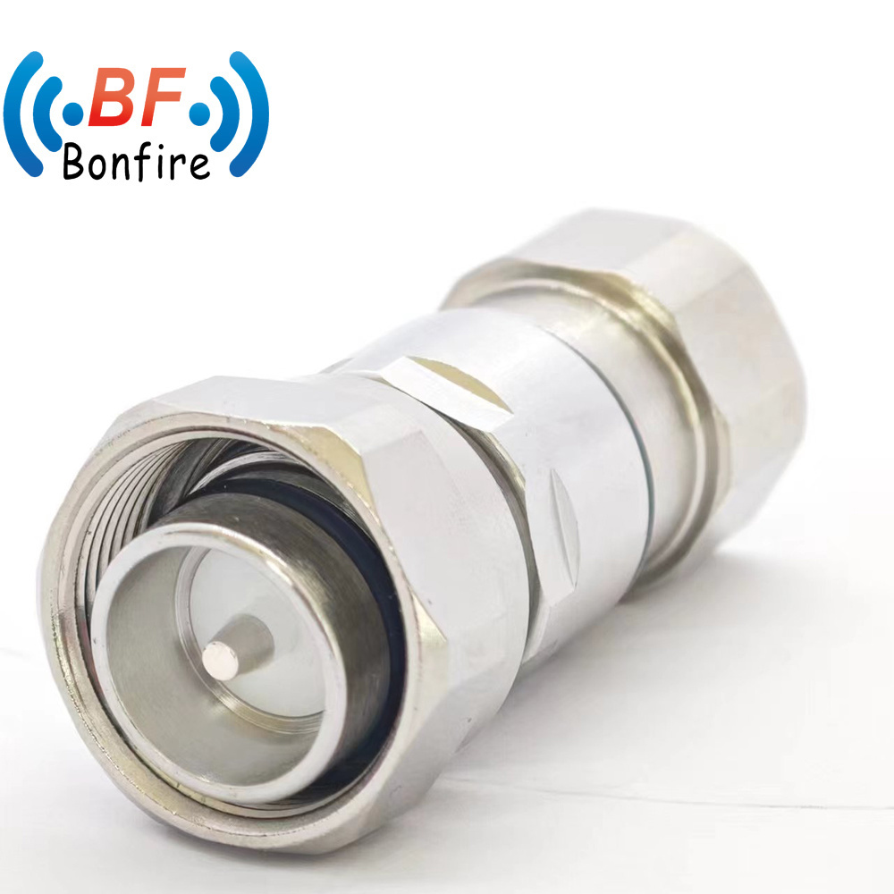 RF DC-4GHz 7/16 DIN Male Coaxial Connector for 7/8 Coaxial Cable with Excellent Electrical Performance