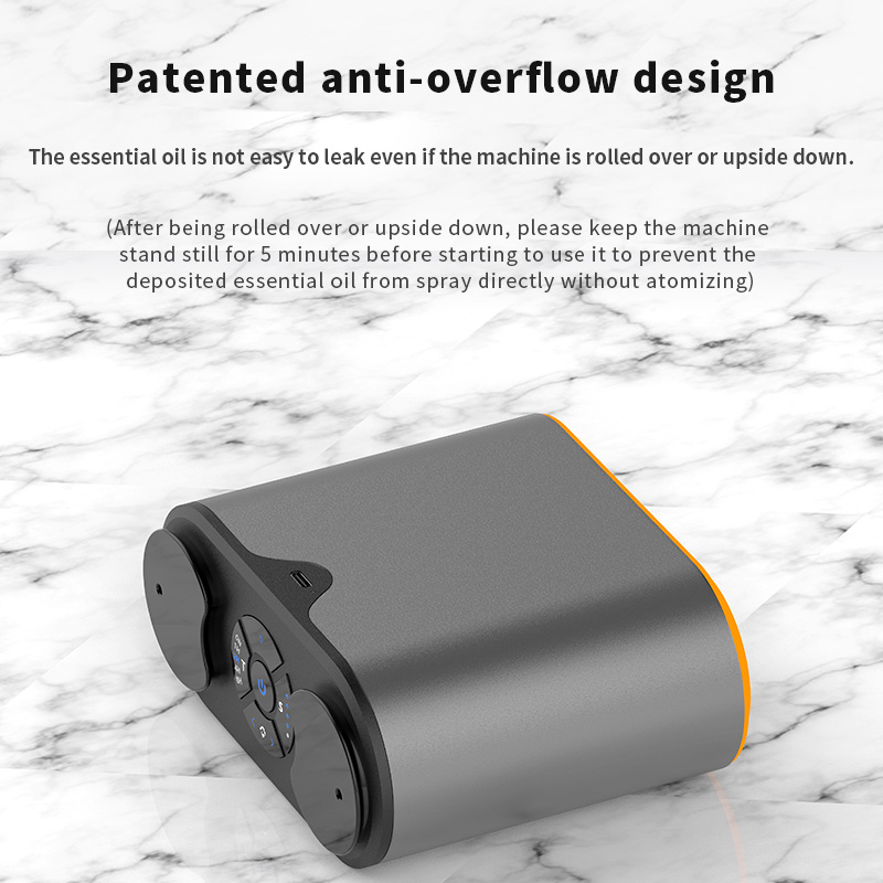 HOMEFISH Rechargeable Pure Aroma Diffuser Waterless Atomizing Diffuser Humidification