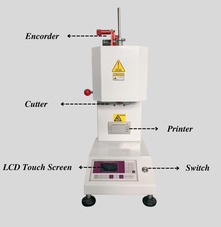 Plastometer Plastic ISO1133 Mfi Mfr and Mvr Melt Flow Index Testing Machine
