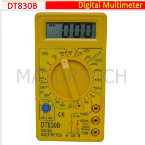China LCD Digital Voltmeter Voltage Testers Ammeter Ohm Multimeter DT830B wholesale