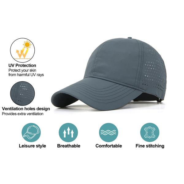 Enwokran Men Quick Dry Sport Baseball Cap