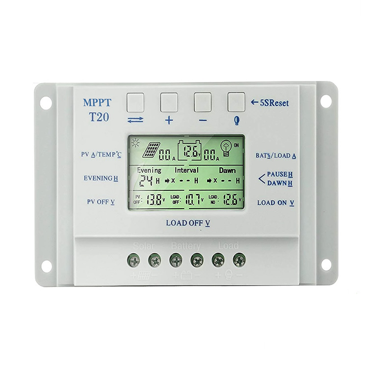 48V 12V 24V 20A 250 Watt Solar Panel Charge Controller With Advanced MPPT Technology