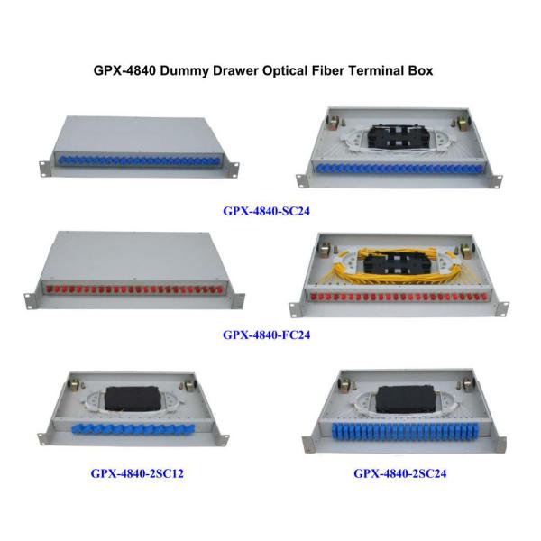 Durable Optical Splitter Box , 19 Rack Mount Enclosure Easy Installation