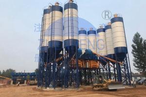 China HZS120 Wet Mix Concrete Plant, JS2000 Automatic Aggregate Industries Concrete Plants wholesale