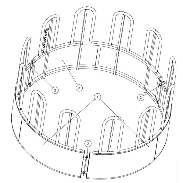 Round Bale Feeder Cattle