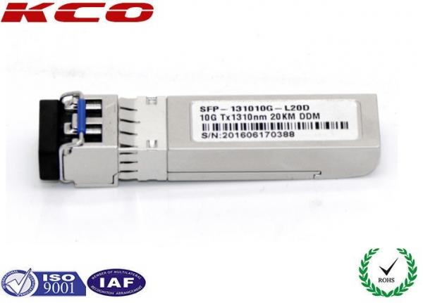 Quality Single Mode LC Duplex Port SFP Fiber Optic Transceiver Compatible CISCO for sale
