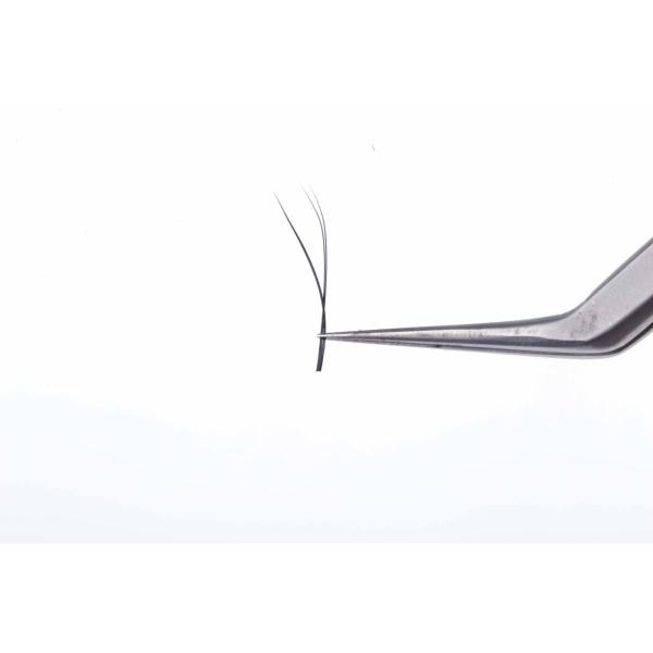 Y Shape Volume Lash Extensions , Natural Black 12mm Eyelash Extensions