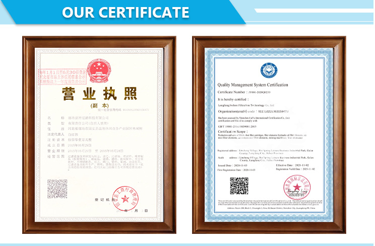 XYGL70 Air Compressor Oil Filter , 99.99 % Cartridge Oil Filter