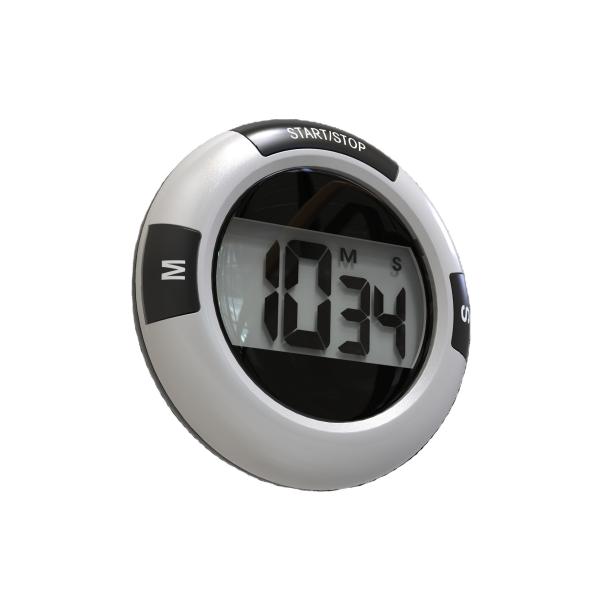 Quality Countdown Kitchen Clock With Timer LCD Digital Kitchen Timer Large Display 8x8x8cm Battery for sale