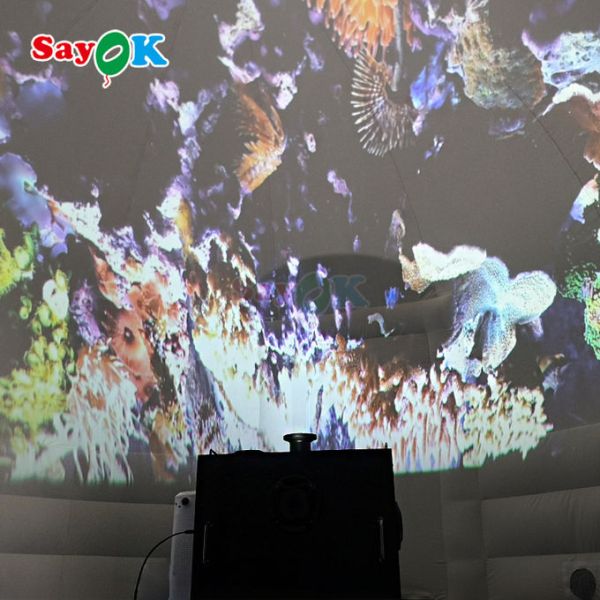 100% Blackout Fire-Retardant Inflatable Planetarium Dome for Easy Setup School Education and Outdoor Events