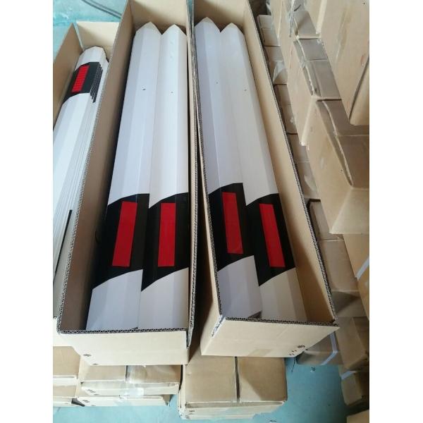 Fluorescent Trapezoidal Warning Flexible Reflective traffic guardrail road delineator post