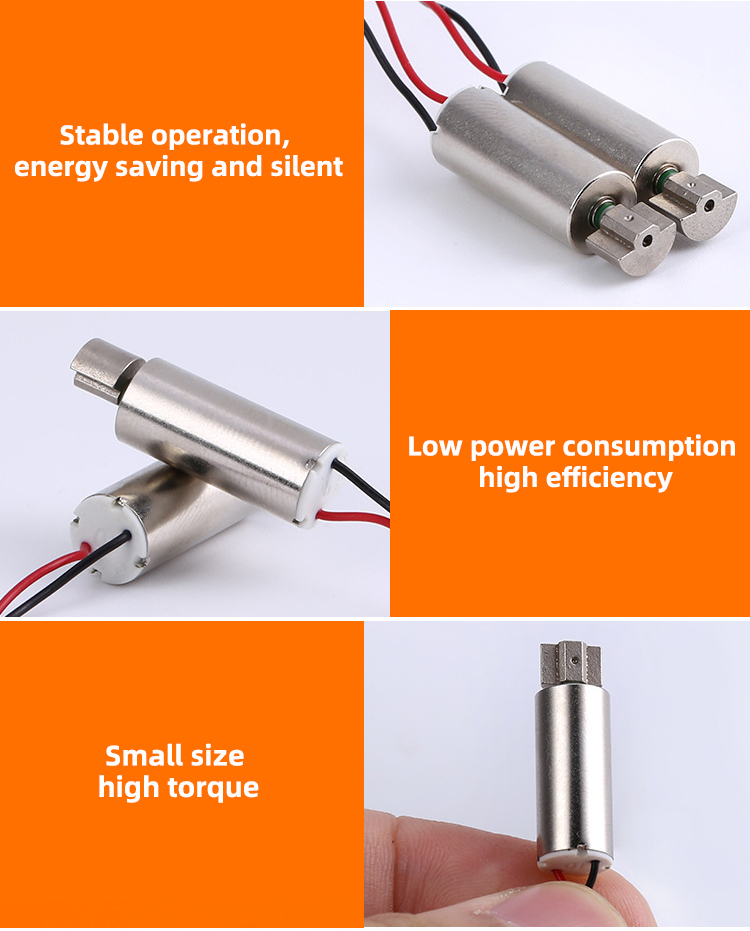 Faradyi Customized Model Airplane,Brushed Miniature Vibration Motor,Pin-type Coreless Dc Motor