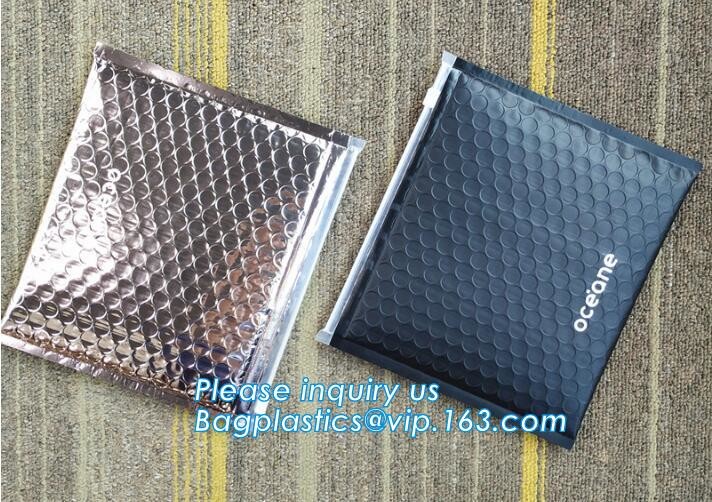 Flat Envelopes Zip lock Bubble Bag, Low Price Most Popular Bubble Slider Bag,Plastic PE Material Mailer Slider Air Ziplo