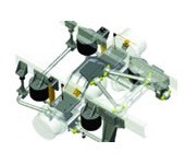 GFL030-GFL045 Highway Bus Suspension Matched The Public Security , Lake Bridge, Dongfeng Bridge, Xiang Bridge Front Axle