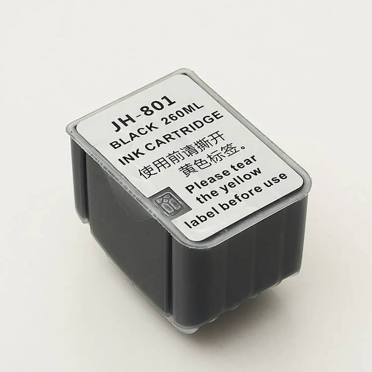 Custom Cutter Plotter Parts 260ml Black Ink Tank For JH801 Inkjet Printing Plotter