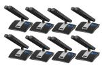 5GHz 8 Channel Wireless Microphone System 2 AA High Performance Audio