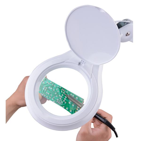 Quality 5" Illuminated Magnifier Lamp Professional Magnifying Standing Lamp for sale
