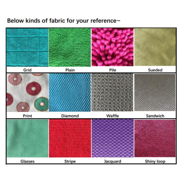 Small grid warp knitting microfiber absorbing water car washing magic towels