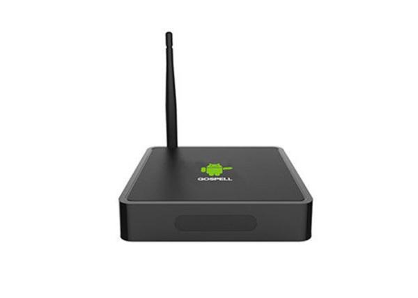 Quality Android 4.2.2 OS Wifi IPTV Set Top Box 1080P Full HD Video Decoding for sale