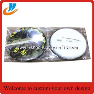 China Factory wholesale custom pin button badge metal tin badge/Pin badge promotion gifts on sale