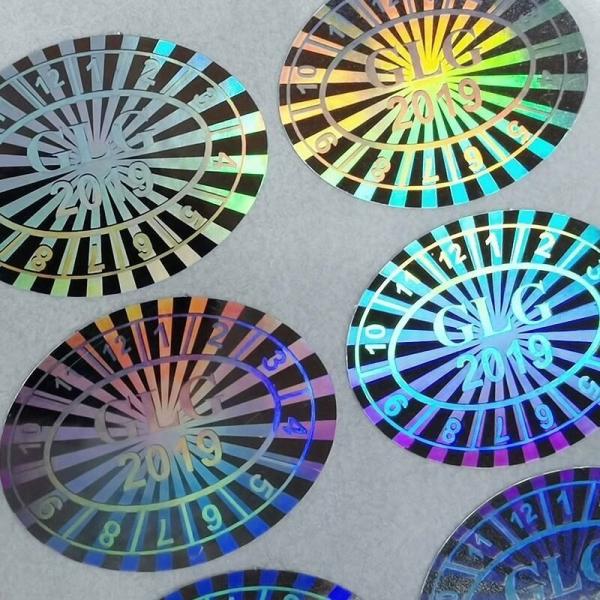 Quality Double Laser Anti Counterfeiting Label Holographic Security Label Hologram for sale