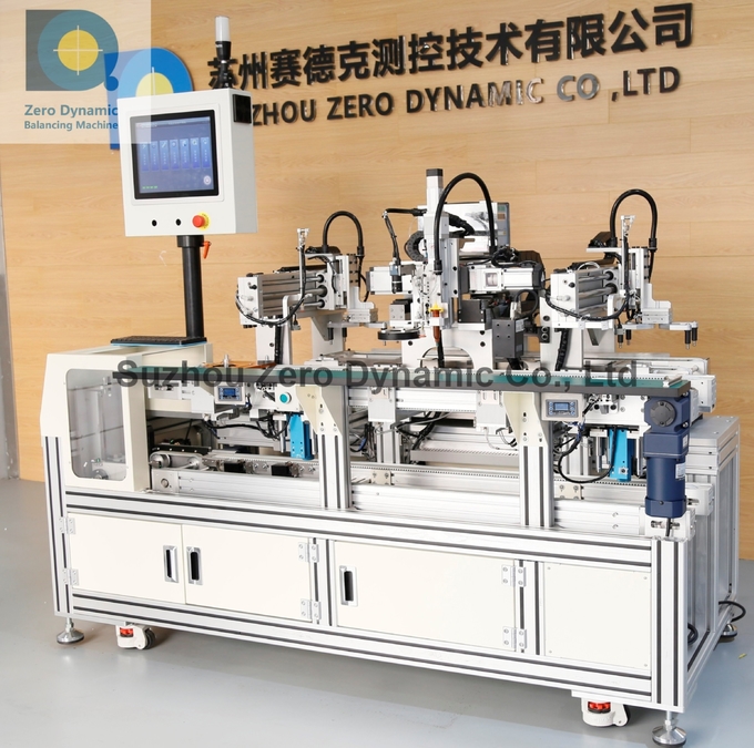 Laptop CPU Cooling Fan Glue Dispensing Balancing Machine, Laptop CPU Fan Balancing Machine