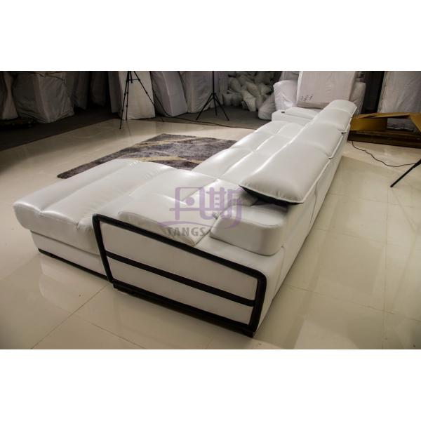 Sectionals genuine leather sofa set home furniture h5503