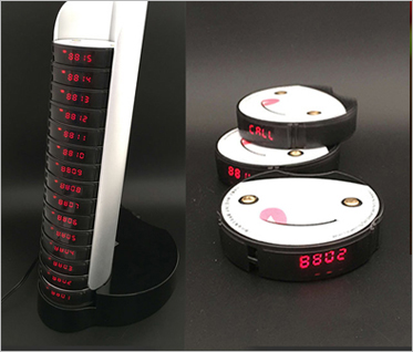 Wireless 433.92 Free queue guest pager system for restaurant managing waiting customer