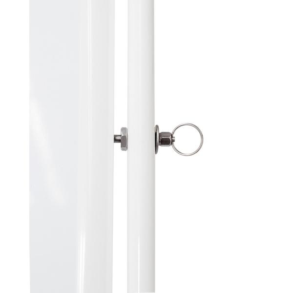 Rotable Double Sided Whiteboard 7 Layer Core Lockable Castor With Stopper