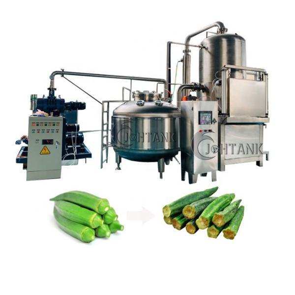 Quality Okra Dry Fry Fruit Vegetables Vacuum Fried Machine for sale