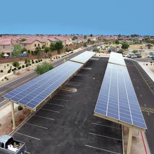 Weather Proof Anodized Aluminum PV Carport Structures