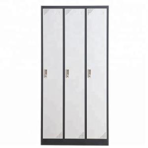 China Waterproof Durable Parcel 0.176CBM 3 Doors Metal Lockers wholesale
