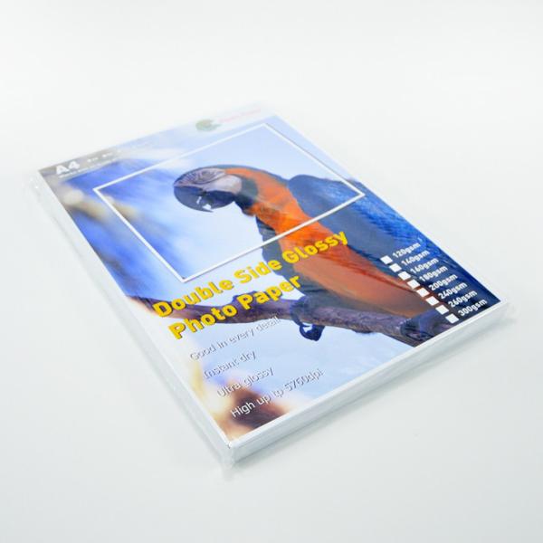 Quality Cast Coated 3R 120gsm Double Sided Glossy Inkjet Paper for sale