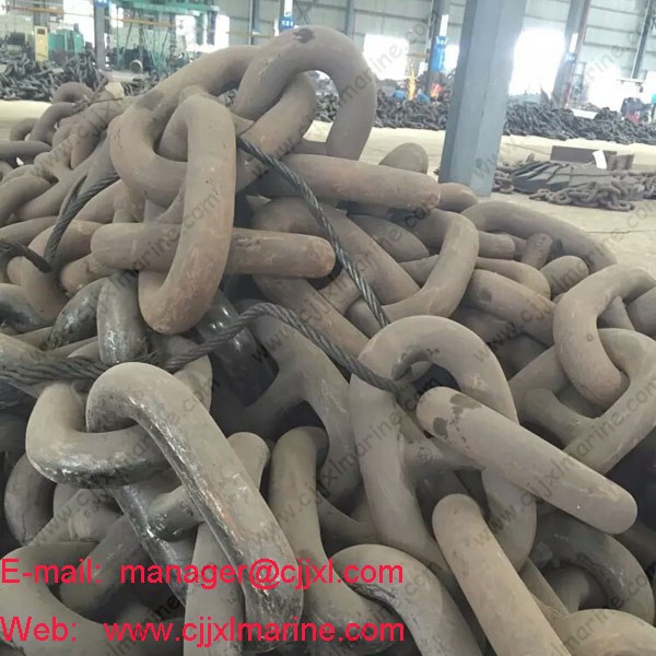 Marine Mooring Black Paint Stud Anchor Chain