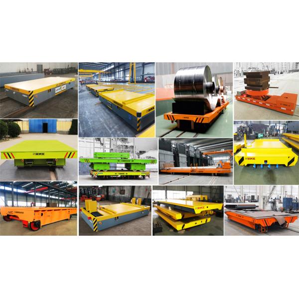 Steel Ingot Steerable Transfer Car Wireless Remote Controlled 10 Tons