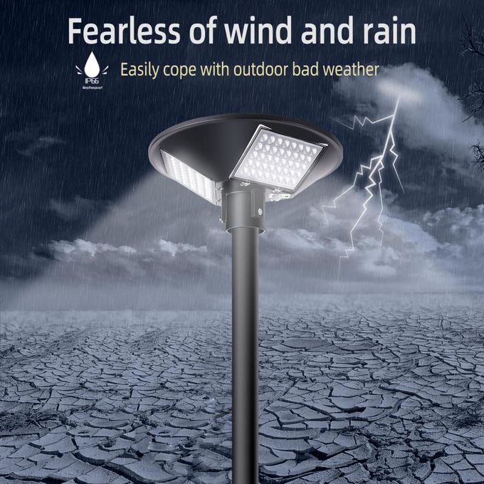Modern 250W all in one IP67 outdoor UFO ABS led solar garden light Factory price solar street light