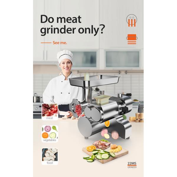 Stainless Steel Electric Meat Cutter