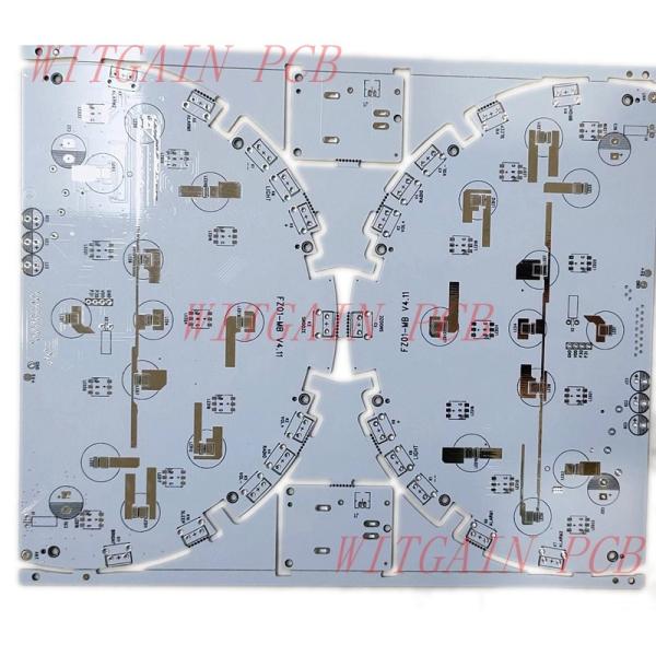Quality White Solder Mask 2 Layer PCB Used In Children'S Alarm Clock Black Silkscreen 1.2mm for sale