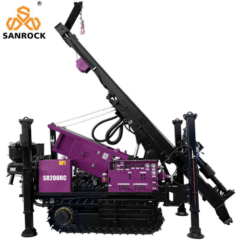 Reverse Circulation Drilling Rig Hydraulic RC Drilling Machine Depth 200m Exploration Core Drilling Rig